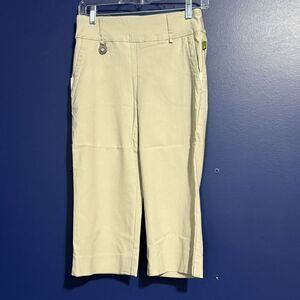 SWING CONTROL Capri Stretch Khaki Golf Pants Women's Size 4